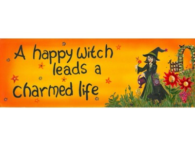 A Happy Witch Magnet